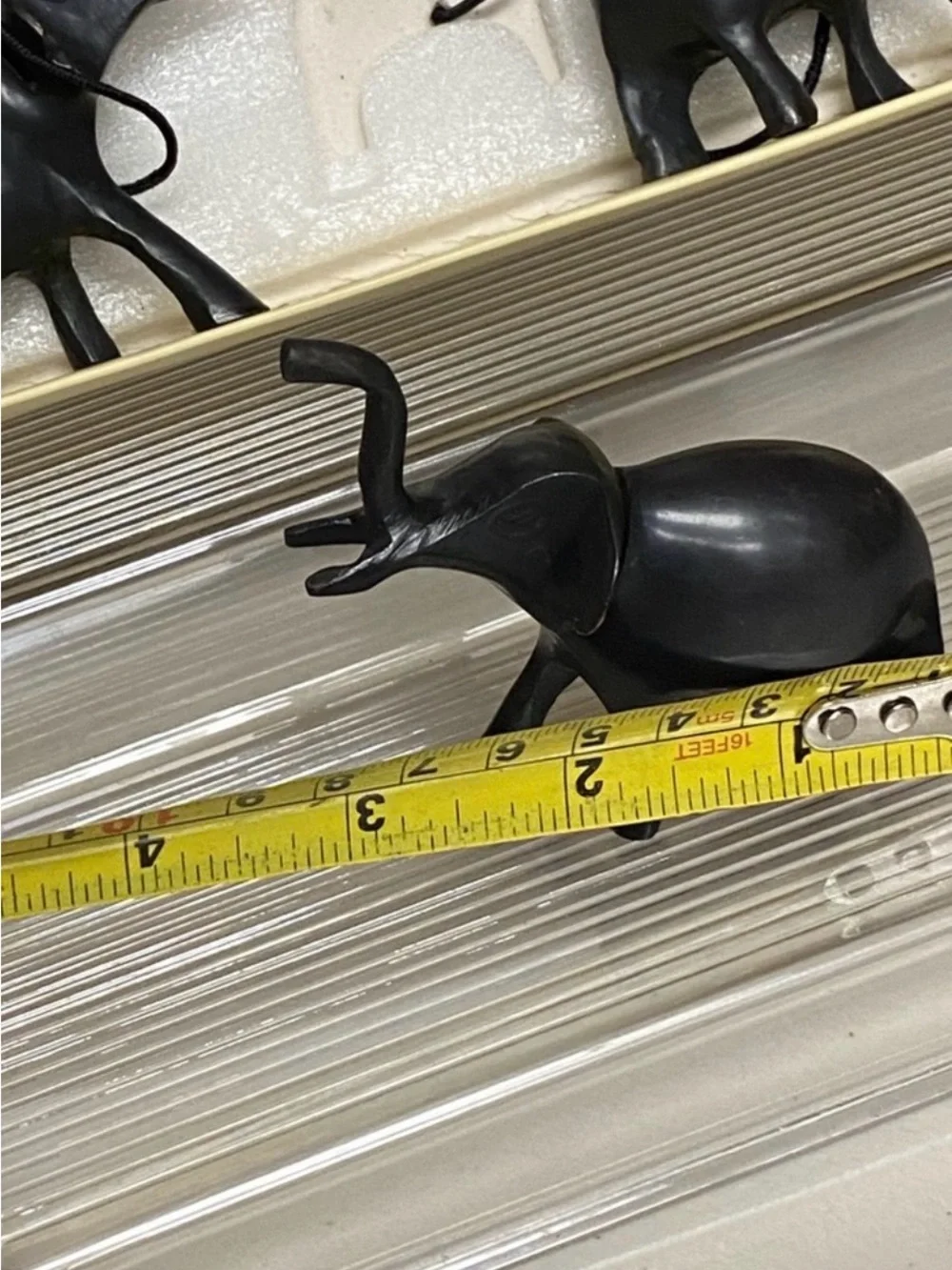 Pottery Barn Black Elephants Placecard Holders